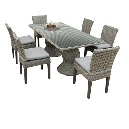 Harmony Rectangular Outdoor Patio Dining Table With 6 Chairs Walmart.com Harmony Rectangular Outdoor Patio Dining Table With 6 Chairs Walmart.com